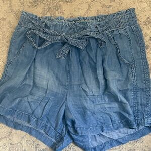 Knox Rose High Waist Blue Women's Shorts